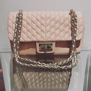 KARL LAGERFELD Baby pink shoulder/crossbody bag. Brand new.